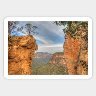 Hanging Rock vista Sticker